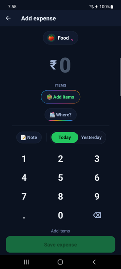 Add expense